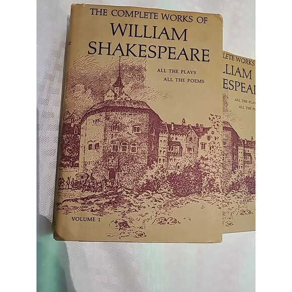 The Complete Works Of WILLIAM SHAKESPEARE Volumes 1 & 2 Set,  Book Club. Ed. - Picture 3 of 9